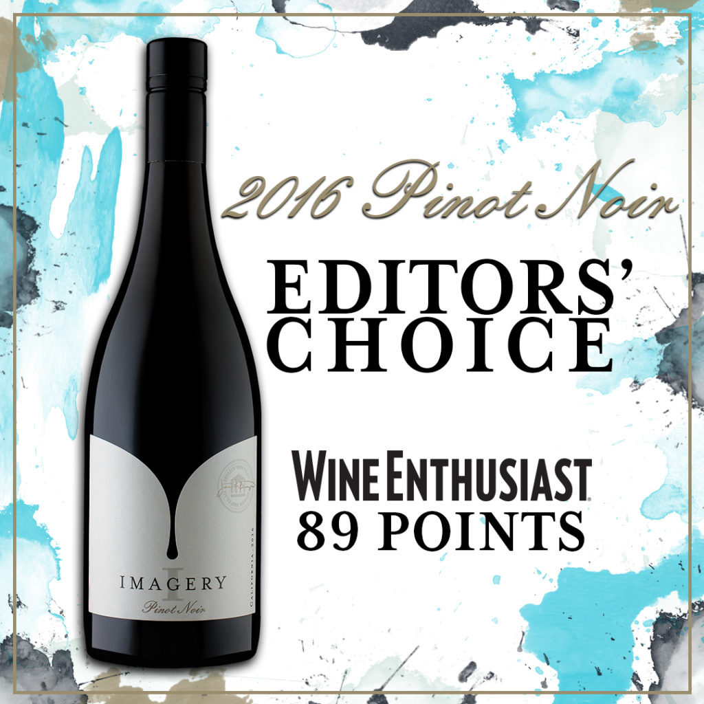 Imagery California Pinot Noir Wins Wine Enthusiast Editors Choice Imagery Estate Winery